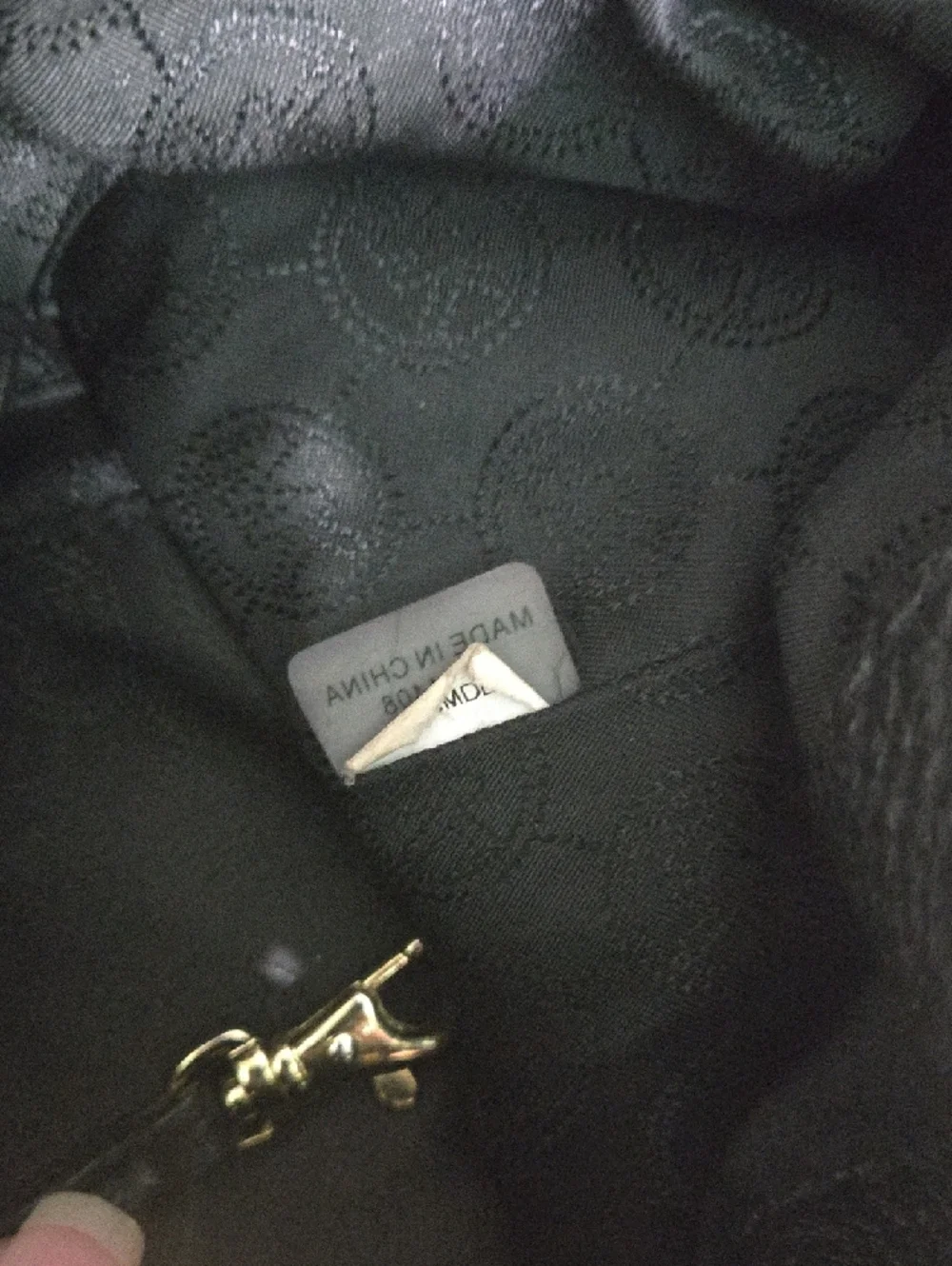 Michael Kors Black Pebbled Leather Hobo with Gold Hardware and Tassels - Picture 8 of 12
